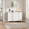 6 Drawer Dresser - 48" Wide Modern Chest of Drawers with Metal Handle, Dresser TV Stand, Wood Drawer Organizer for Bedroom, Living Room, Hallway - 3 of 4