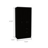 Depot E-Shop Armoire, One Drawer, Metal Rod, Five Shelves, Double Door Cabinet - 4 of 4