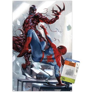 Trends International Marvel Comics - Carnage - Battle with Spider-Man Unframed Wall Poster Prints - 1 of 4