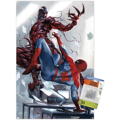 Trends International Marvel Comics - Carnage - Battle with Spider-Man Unframed Wall Poster Prints - image 1 of 4