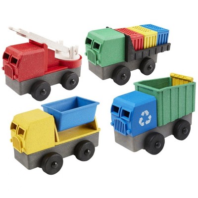 Luke's Toy Factory Eco-Truck STEM Building Set - Set of 4