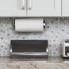 Stainless Steel Wall Mounted Paper Towel Holder, Heavy Duty Metal Roll Dispenser for Kitchen & Garage - 2 of 4