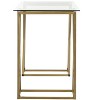 Theresa Glass Top Desk - DSK2202 - Clear/Gold - Safavieh - 4 of 4