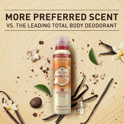 Old Spice Whole Body Deodorant for Men - Total Body Aluminum Free Spray - Vanilla &#38; Shea - 3.5oz_1