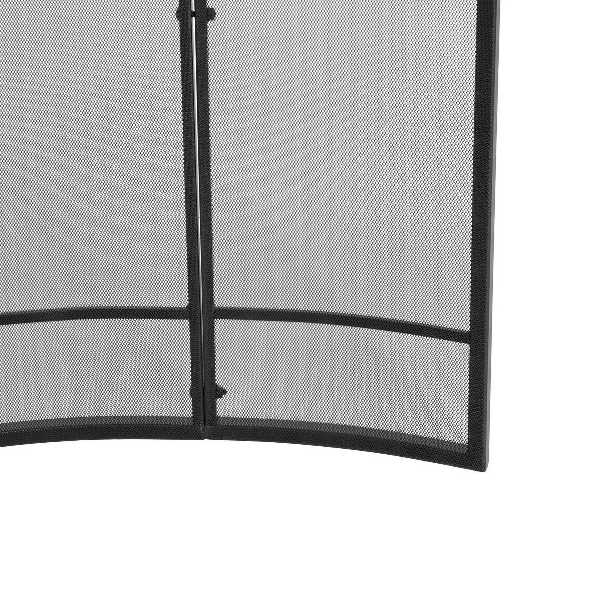 Christopher Knight Home Asuka Modern Metal Single Panel Fireplace Screen - thumbnail 8