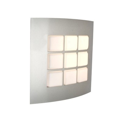 Besa Lighting Quad 10 1 - Light Wall Light in  Silver