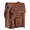 Generic Leather crossbody bag messenger satchel tablet bag 11 inches for men and women - 2 of 4