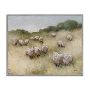 Stupell Industries Sheep Herd in Rural Grassland, 20" x 16" - 1 of 4