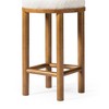 Maven Lane Clara Backless Boucle Fabric Counter Height Bar Stool, Aged Natural - 2 of 4