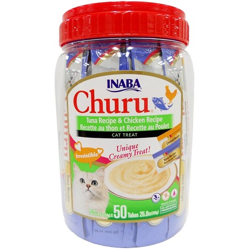 Inaba Churu Tuna And Chicken Cat Treats Variety Pack 50ct Target