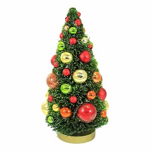 Cody Foster 10.5 Inch Bottle Brush Christmas Tree Shatterproof Ornaments Centerpiece Holiday Decoration Bottle Brush Trees - 1 of 3