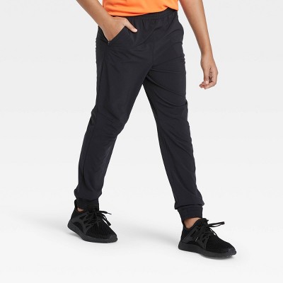 boys black jogger pants