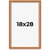 PosterPalooza | Classic Brown Picture Frame - UV Acrylic, Foam Board Backing, Hanging Hardware - 2 of 4