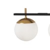 George Kovacs Lighting Alluria 4 - Light Vanity in  Weathered Black W/Autumn Gold - 3 of 3