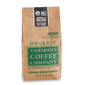Vermont Coffee Company Organic Medium Roast Whole Bean Coffee - 16oz - 1 of 4