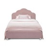 Vtec Trading Rose Pink Comfort Wood Upholstered Bed - 2 of 3