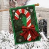 Briarwood Lane Christmas Burlap House Flag 40x28 For Outdoor Festive Candy Cane For Christmas House Flag - 3 of 3