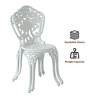 CLIHOME Cast Aluminum Bistro Patio Chairs(Set of 2) - 4 of 4