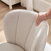 Upholstered Chairs Wooden Accent Chairs Armless Chairs Comfor Kitchen Chairs-ModernLuxe - 4 of 4