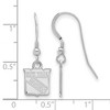 Black Bow Jewelry Sterling Silver New York Rangers NHL Dangle Earrings - 2 of 3