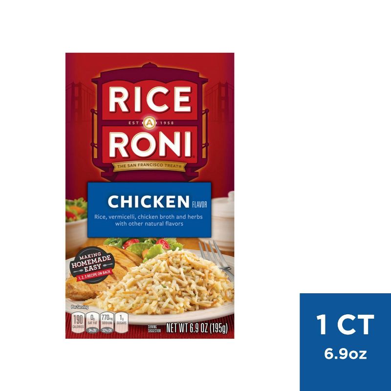 Rice A Roni Chicken Flavored Rice Mix - 6.9oz, 1 of 6