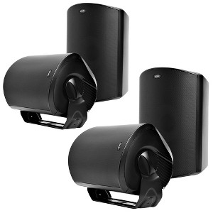 Polk Audio Atrium 8 All Weather Outdoor Loudspeakers - 4 Pack (Black) - 1 of 4