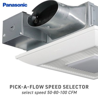 White Metal Energy Star Ceiling Mount Ventilation Fan