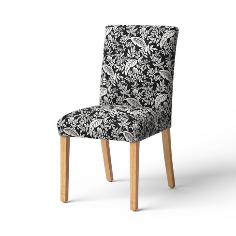 Rifle Paper Co. X Target Pomegranate Armless Dining Chair Gray: Cotton ...