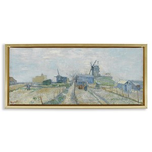 Stupell Industries Classic Van Gogh Vegetable Gardens Floating Frame Canvas Art - 1 of 4