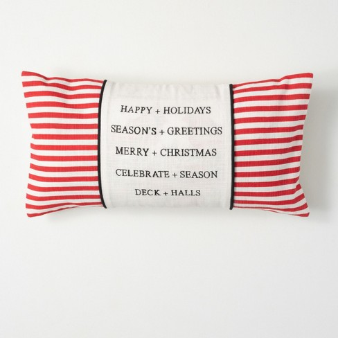 Multicolor Merry Christmas Pillow