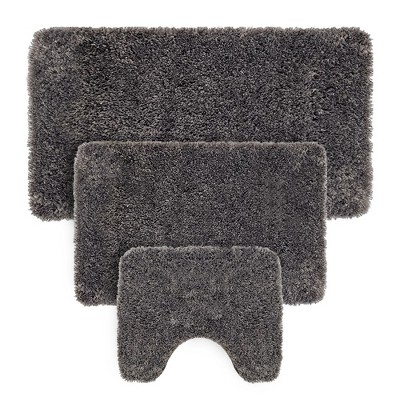 Quick-dry Diatomaceous Earth Bath Mat Gray - Slipx Solutions : Target