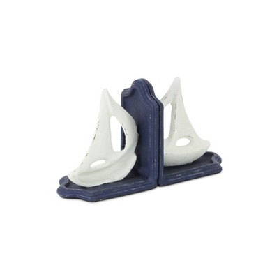 Cheung's Ceili Cast Iron Sail Boat Bookends