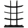 Oceanstar 12-Bottle Dark Espresso Wine Rack - 2 of 4