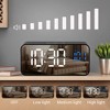 REGALWOVEN Digital USB Charging Ports Adjustable Volume Three Alarms Clock 5.5"L x 1.3"W x 2.7"H1 Pc - 4 of 4