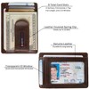Alpine Swiss RFID Dermot Money Clip Front Pocket Wallet For Men Leather Comes in a Gift Box - 3 of 4