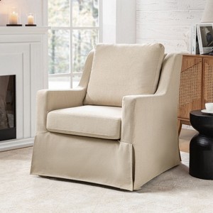 Ted Traditional Swivel Chair|HULALA HOME - 1 of 4