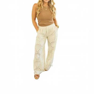Women's GABRIELLA LACE PANTS - umgee