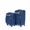 Gulches
 (20+24) Travel case two-piece suitcase set Oxford trolley case without password lock universal wheel + Oxford cloth backpack  BLUE - 4 of 4