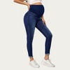 Anna-Kaci Women's Stretch Maternity Jeans with Full Belly Panel and Smooth Skinny Silhouette for Supportive Fit and Daily Wear - 3 of 4