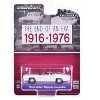 1976 Cadillac Eldorado Convertible White w/Red & Blue "The End of an Era 1916-1976" 1/64 Die Cast Model Car by Greenlight - 3 of 3