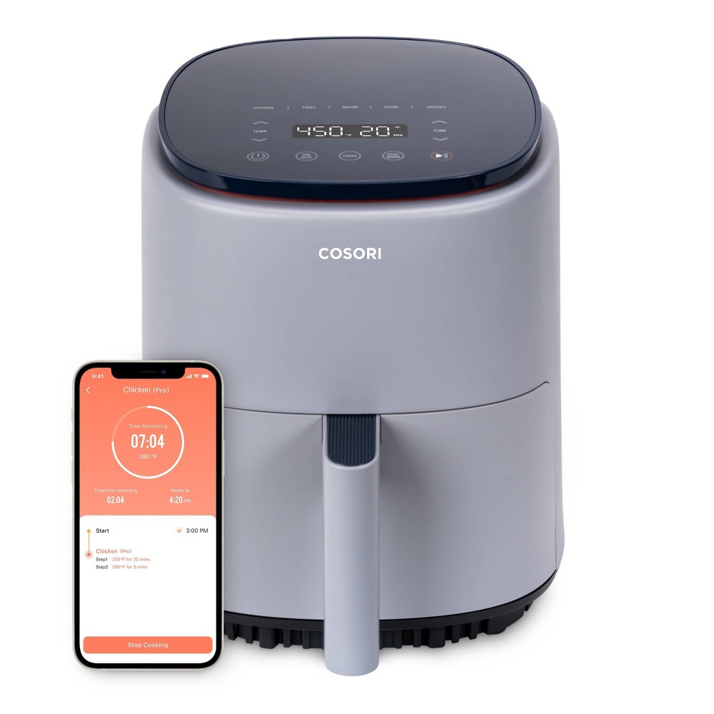 Cosori Lite 4.0qt Smart Air Fryer Gray