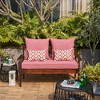 ARTPLAN Patio Deep Seating Loveseat Cushions All Weather Chair Outdoor Cushions Set of 5 for Patio Outdoor Furniture - 2 of 2