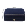 Unique Bargains Velvet Soft Touch Gift Display Jewelry Box - 2 of 4