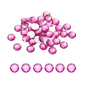 Unique Bargains Acrylic Flat Back Diamond Gems Bead for Face Painting DIY Crafts 50 Pcs - 1 of 4
