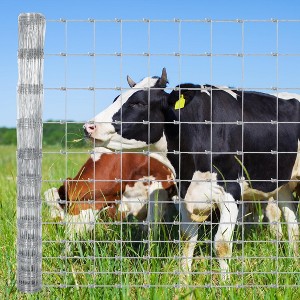 Galvanized Wire Fence, Livestock Fence Garden Fencing Roll, Heavy Zinc Poultry Netting for Goat Deer - 1 of 4