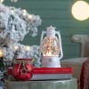 SEVOBAL Christmas Lantern with Snowman and Tree Spinning Accent Decor with 6 Hour Timer for Holiday Table Decor, Multicolored, 4.7"*4.7"*8.3" - 3 of 4