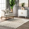 Nuloom Cordelia Fragmented Stripes Tasseled Indoor Area Rug - image 2 of 4