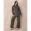 Women's Under the Belly Wide Leg Sweatpants | Motherhood Maternity - 4 of 4