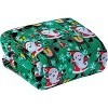 Noble house Christmas  Festive and Cheery Holiday Super Soft Ultra Comfy Microplush Throw Blanket 50"x60" - 2 of 3