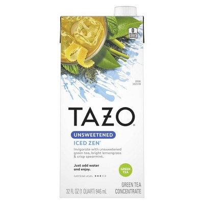 Tazo Concentrate Unsweetened Zen Iced Tea - 32oz